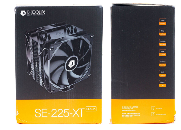 Обзор и тестирование процессорного кулера ID-Cooling SE-225-XT Black Обзор и тестирование процессорного кулера ID-Cooling SE-225-XT Black