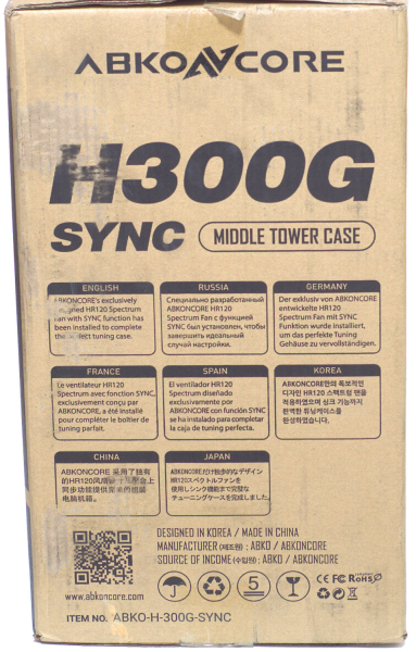 Обзор и тест корпуса Abkoncore H300G SYNC