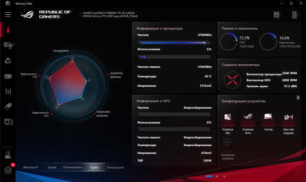 Обзор ноутбука ASUS ROG Strix Scar 17 G732LXS Обзор ноутбука ASUS ROG Strix Scar 17 G732LXS