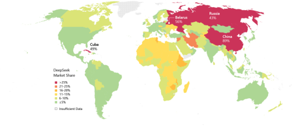 Россия заняла 119-е место в мире по проникновению ИИ &mdash;&nbsp;ниже Беларуси и Нигера, но выше Армении и&nbsp;Зимбабве 