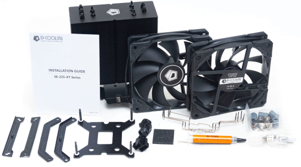 Обзор и тестирование процессорного кулера ID-Cooling SE-225-XT Black Обзор и тестирование процессорного кулера ID-Cooling SE-225-XT Black
