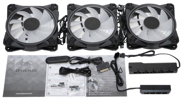 Обзор и тест вентиляторов Deepcool CF120 Plus