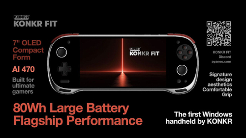 KONKR рассказала о предстоящей портативной консоли FIT на базе AMD Ryzen AI 9 HX 470 KONKR рассказала о предстоящей портативной консоли FIT на базе AMD Ryzen AI 9 HX 470