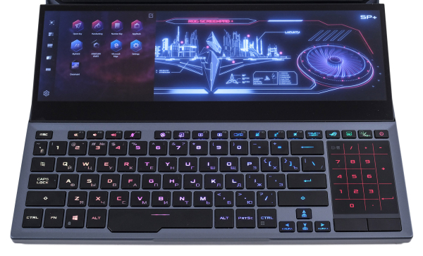 Обзор игрового ноутбука ASUS ROG Zephyrus Duo GX550L