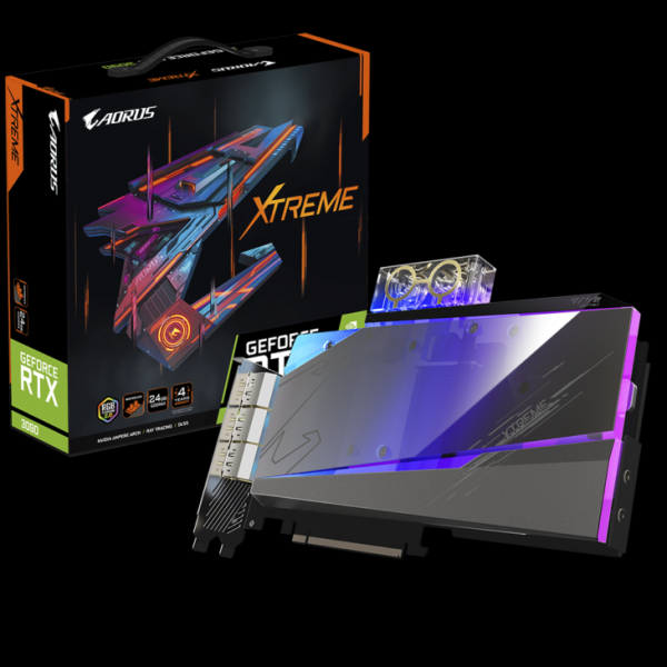 Обзор &mdash; Видеокарта AORUS GeForce RTX 3090 XTREME WATERFORCE WB 24G [GV-N3090AORUSX WB-24GD]