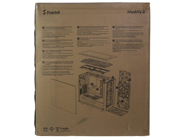 Обзор и тест корпуса Fractal Design Meshify 2 Dark Tempered Glass