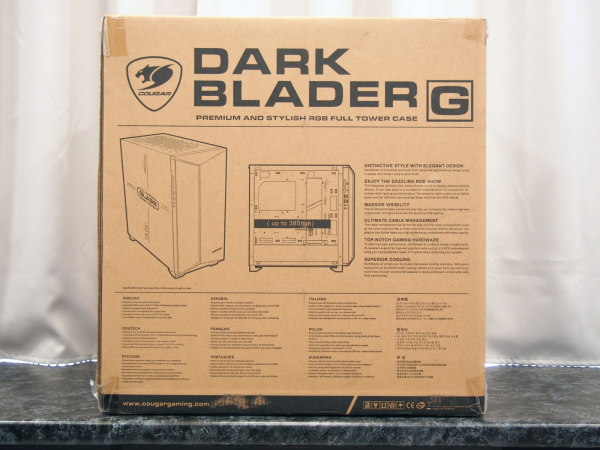 Обзор и тест корпуса Cougar DarkBlader-G Black