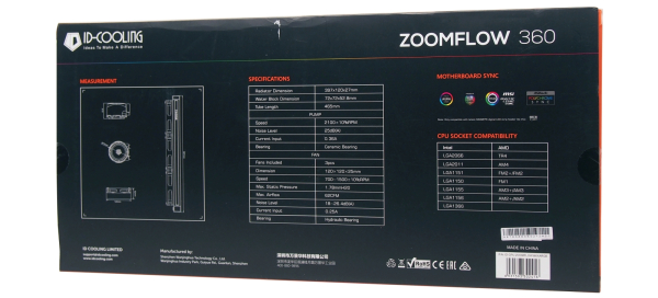 Обзор и тест системы жидкостного охлаждения ID-Cooling ZoomFlow 360X ARGB