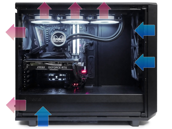 Обзор и тест корпуса Fractal Design Meshify 2 Dark Tempered Glass