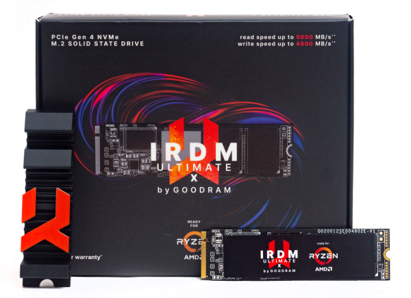 Обзор и тестирование SSD PCI-E Gen 4&times;4 NVMe накопителя GOODRAM IRDM Ultimate X 500GB