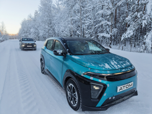 Отечественный электромобиль &laquo;Атом&raquo; прошёл экстремальные испытания в Сургуте: две недели, 1500 км, до -42&deg;C