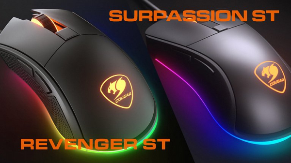 Сравнительный обзор и тест игровых мышей Cougar Surpassion ST и Revenger ST Сравнительный обзор и тест игровых мышей Cougar Surpassion ST и Revenger ST