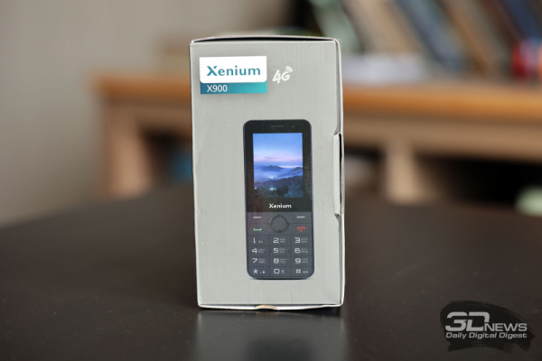 Xenium X900 &mdash; кнопочный телефон с поддержкой 4G, видеосвязи и передачи геопозиции 