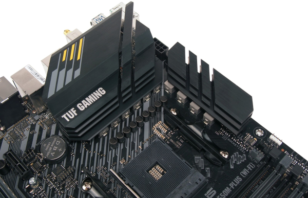 Обзор и тест материнской платы ASUS TUF Gaming B550M-Plus (Wi-Fi) Обзор и тест материнской платы ASUS TUF Gaming B550M-Plus (Wi-Fi)