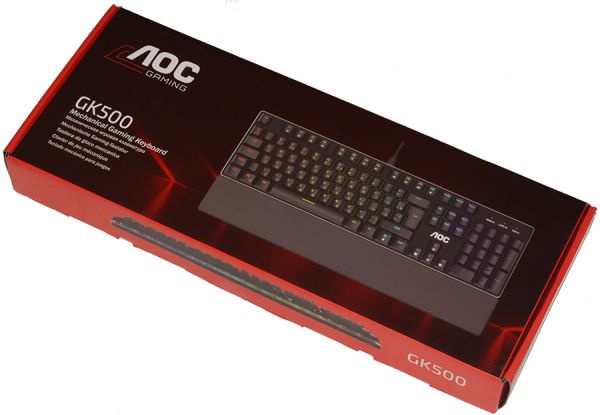 Обзор игровой клавиатуры AOC GK500