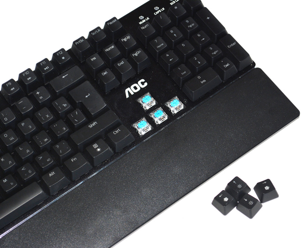 Обзор игровой клавиатуры AOC GK500