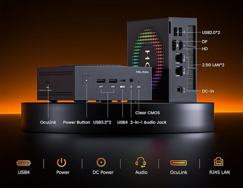 Мини-ПК PELADN HO5 с процессором Ryzen AI 9 HX 370 появился в продаже за $940
