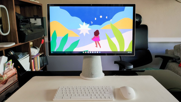 Обзор HP Chromebase All-in-One 22 &mdash; уникальный поворотный моноблок