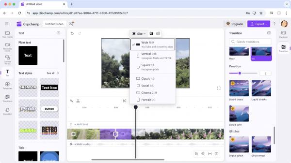 Обзор видеоредактора Clipchamp: автомонтаж под видом ИИ