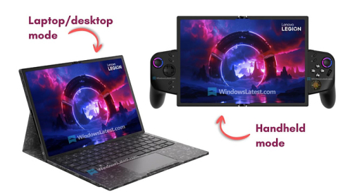 Рассматриваем концепт гибридного устройства Lenovo Legion Go Fold с раздвижным экраном