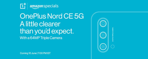 OnePlus показала дизайн неанонсированного смартфона OnePlus Nord CE 5G и раскрыла некоторые характеристики