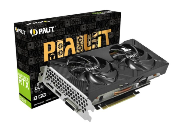 Обзор — Видеокарта Palit GeForce RTX 2070 Dual Обзор — Видеокарта Palit GeForce RTX 2070 Dual