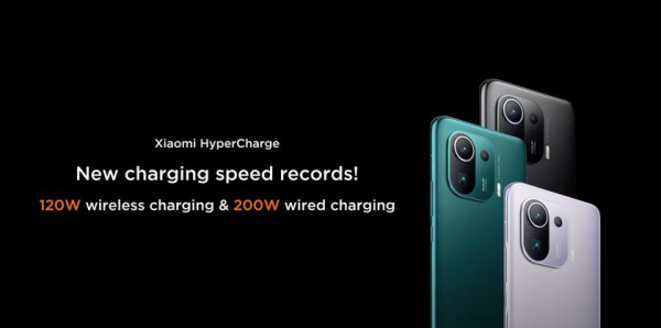 Xiaomi представила сверхбыструю зарядку HyperCharge с мощностью до 200 Вт