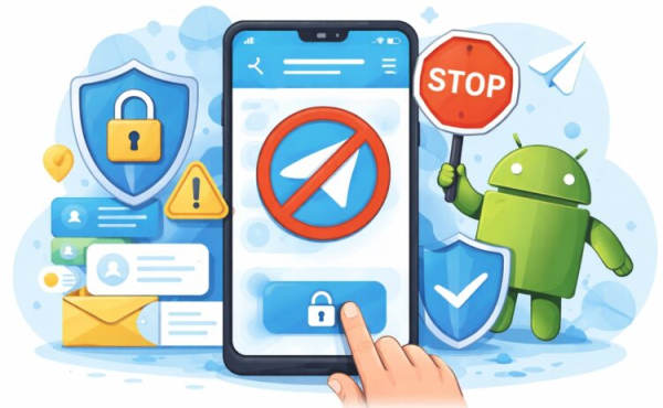 Как полностью запретить пересылку сообщений в Telegram на Android