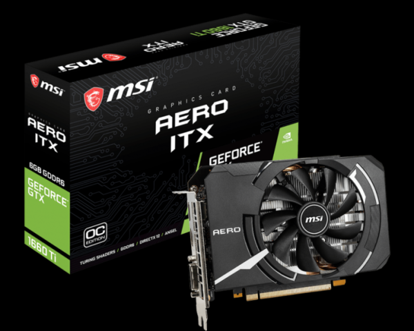 Обзор &mdash; Видеокарта MSI GeForce GTX 1660 TI AERO ITX (OC)