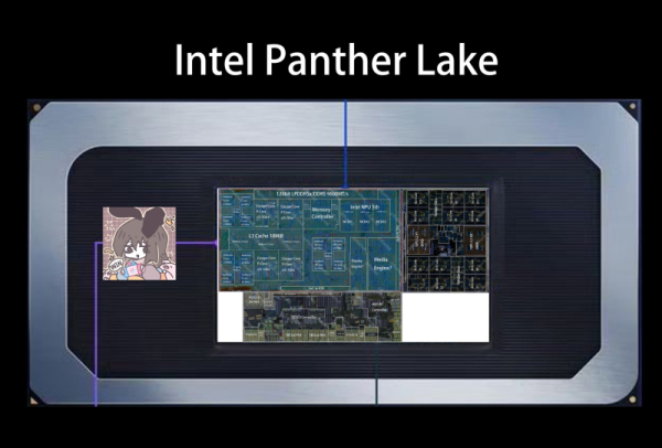 Процессор Intel Core Ultra Series 3 рассмотрели под микроскопом &mdash; он имеет восьмиугольную форму 