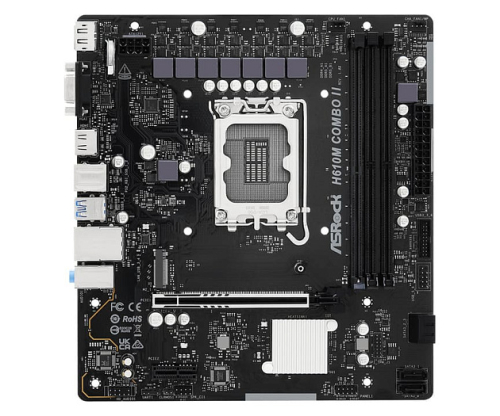 Материнская плата ASRock H610M COMBO II получила три слота памяти для DDR4 и DDR5