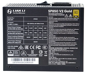 Обзор и тестирование блока питания Lian Li SFX SP850 V2