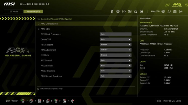 Обзор MSI MAG B850 Tomahawk Max Wifi II: лезвие &laquo;Томагавка&raquo; стало острее