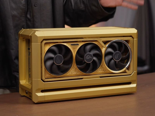 Видеокарта ASUS RTX 5090 из 5 килограммов чистого золота подорожала до $810 тысяч