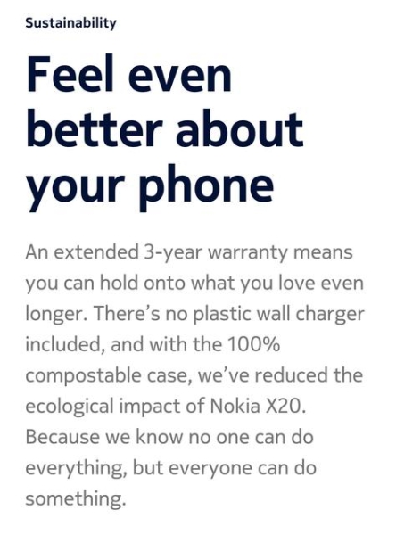 Теперь и Nokia: новый смартфон Nokia X20 лишился зарядного устройства Теперь и Nokia: новый смартфон Nokia X20 лишился зарядного устройства