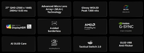 Игровой монитор GIGABYTE GO27Q24G WOLED появился в рознице с ценником $500