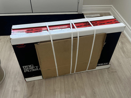 Магазины собственноручно укрепляют упаковку мониторов ASUS, чтобы они не ломались при перевозке Магазины собственноручно укрепляют упаковку мониторов ASUS, чтобы они не ломались при перевозке