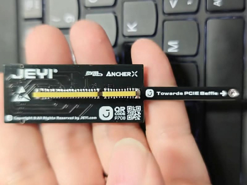 Плоский адаптер JEYI ArcherX позволяет превратить PCIe x4 в слот для NVMe SSD