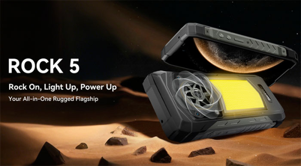 Blackview анонсировала защищённый флагманский смартфон ROCK 5 с фонариком яркостью 348 лм