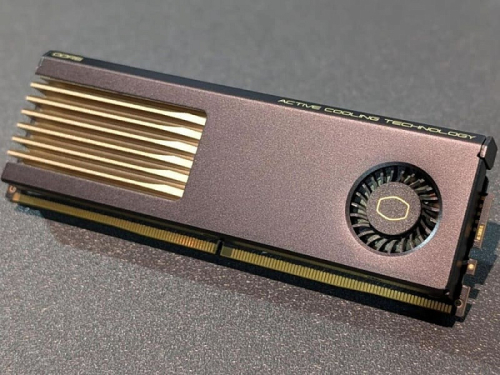 Cooler Master привезёт на COMPUTEX 2026 модули памяти DDR5 с вентилятором