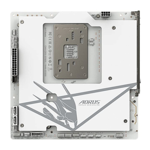 GIGABYTE B850M AORUS STEALTH ICE — компактная белая плата со скрытыми разъёмами GIGABYTE B850M AORUS STEALTH ICE — компактная белая плата со скрытыми разъёмами