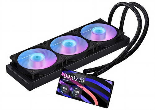 Готовая СЖО Cooler Master MasterLiquid B360 TV ARGB поставляется с 6-дюймовым дисплеем Готовая СЖО Cooler Master MasterLiquid B360 TV ARGB поставляется с 6-дюймовым дисплеем