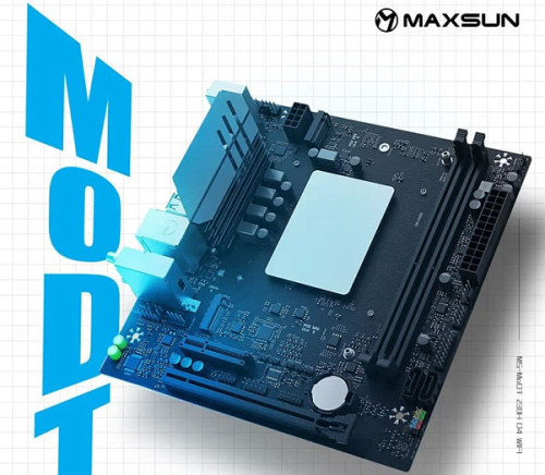 MAXSUN выпустила платы MS-MoDT 230H и MS-MoDT 205H с мобильными Intel Raptor Lake