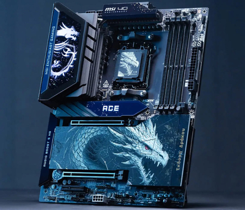 MSI тизерит материнскую плату MEG X870E ACE MAX в новом дизайне Draco Epic MSI тизерит материнскую плату MEG X870E ACE MAX в новом дизайне Draco Epic