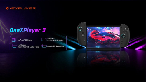 Портативная консоль OneXPlayer 3 полагается на новоиспечённый Intel Arc G3 Extreme Портативная консоль OneXPlayer 3 полагается на новоиспечённый Intel Arc G3 Extreme