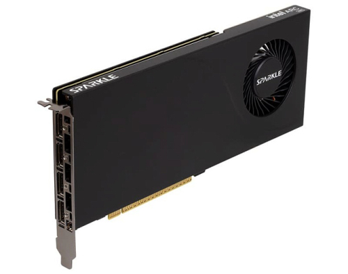 Профессиональная видеокарта Sparkle Arc Pro B50 Blower занимает в системе всего один слот Профессиональная видеокарта Sparkle Arc Pro B50 Blower занимает в системе всего один слот