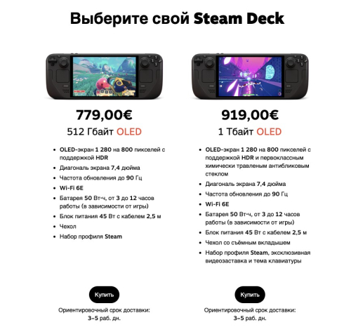 Valve подняла цены на Steam Deck OLED сразу на $200-$300 Valve подняла цены на Steam Deck OLED сразу на $200-$300