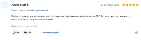 Топ-5 беспроводных автомобильных пылесосов