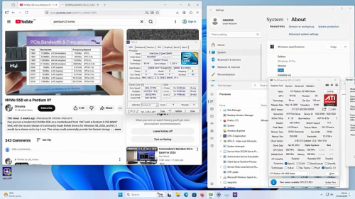 Энтузиаст запустил Windows 11 на ПК с Core 2 Quad Q6600, ATI Radeon HD 4650 AGP и DDR1