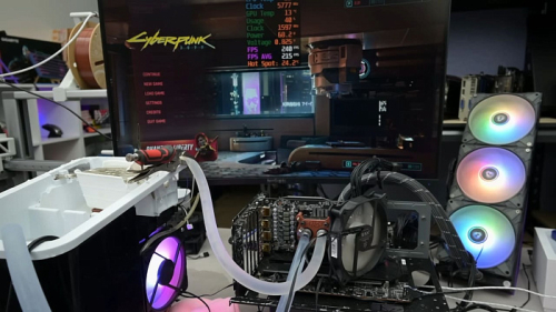 Льдогенератор способен охладить видеокарту GeForce RTX 3060 до 23&deg;C